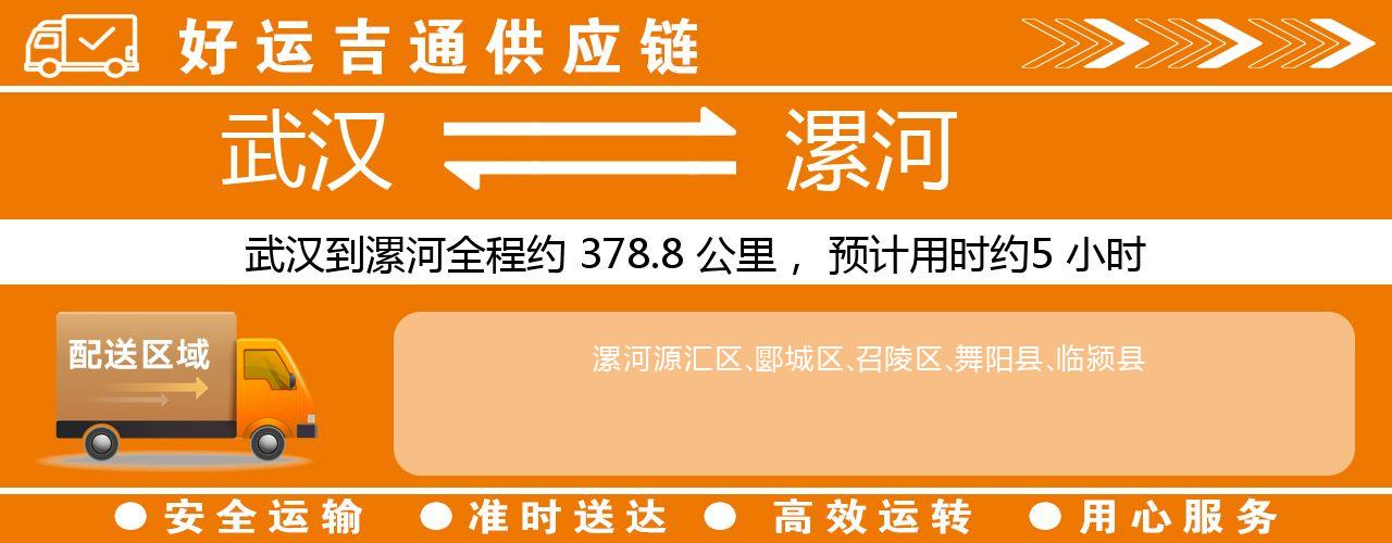 武汉到漯河物流专线-武汉至漯河货运公司