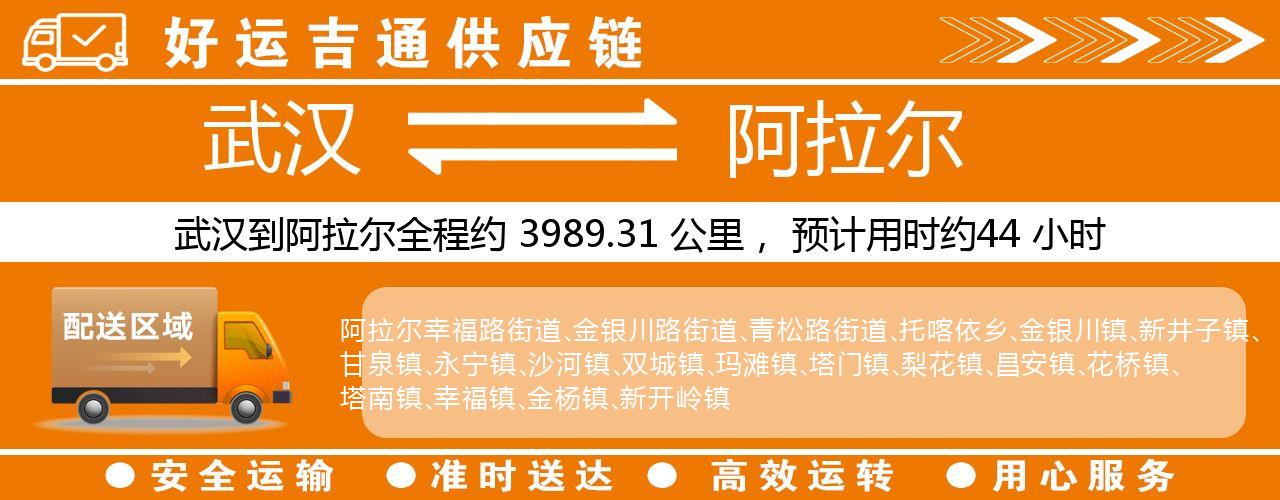 武汉到阿拉尔物流专线-武汉至阿拉尔货运公司