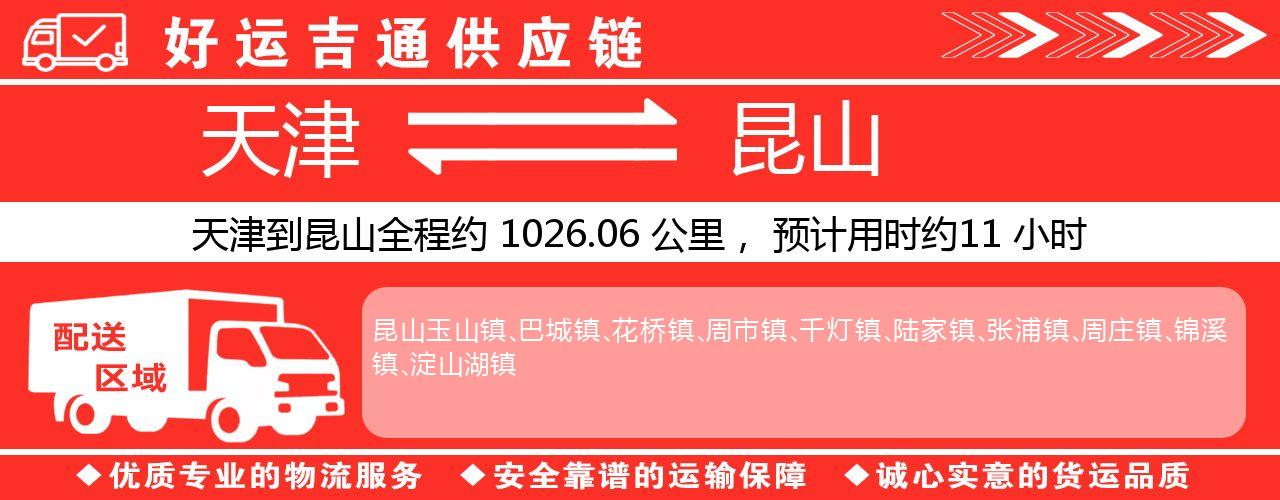 天津到昆山物流专线-天津至昆山货运公司