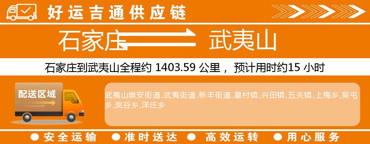 石家庄到武夷山物流专线-石家庄至武夷山货运公司