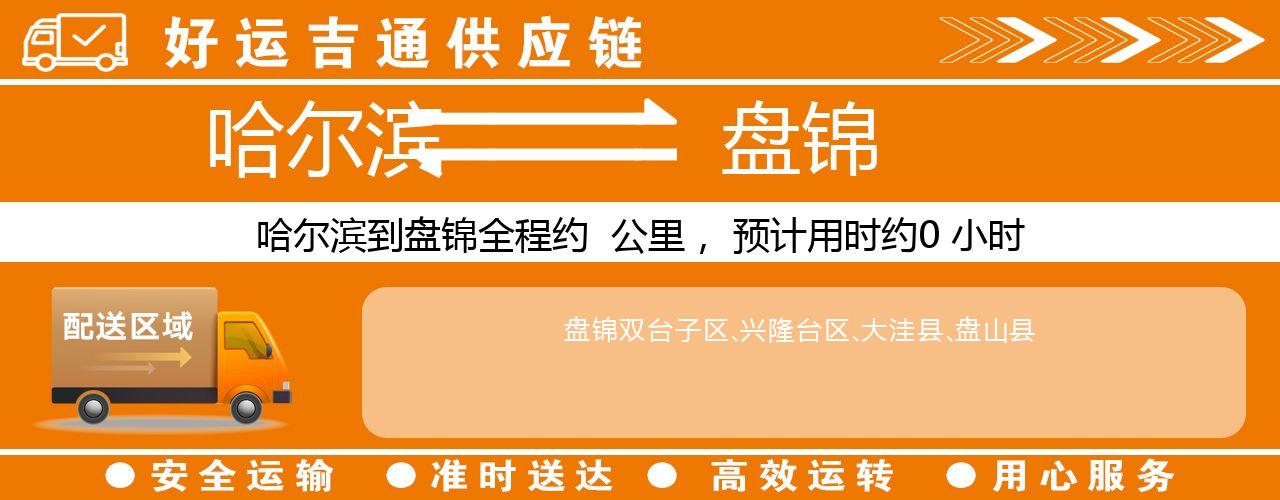 哈尔滨到盘锦物流专线-哈尔滨至盘锦货运公司