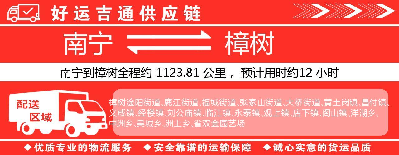 南宁到樟树物流专线-南宁至樟树货运公司