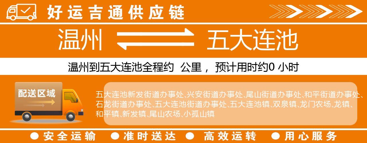 温州到五大连池物流专线-温州至五大连池货运公司